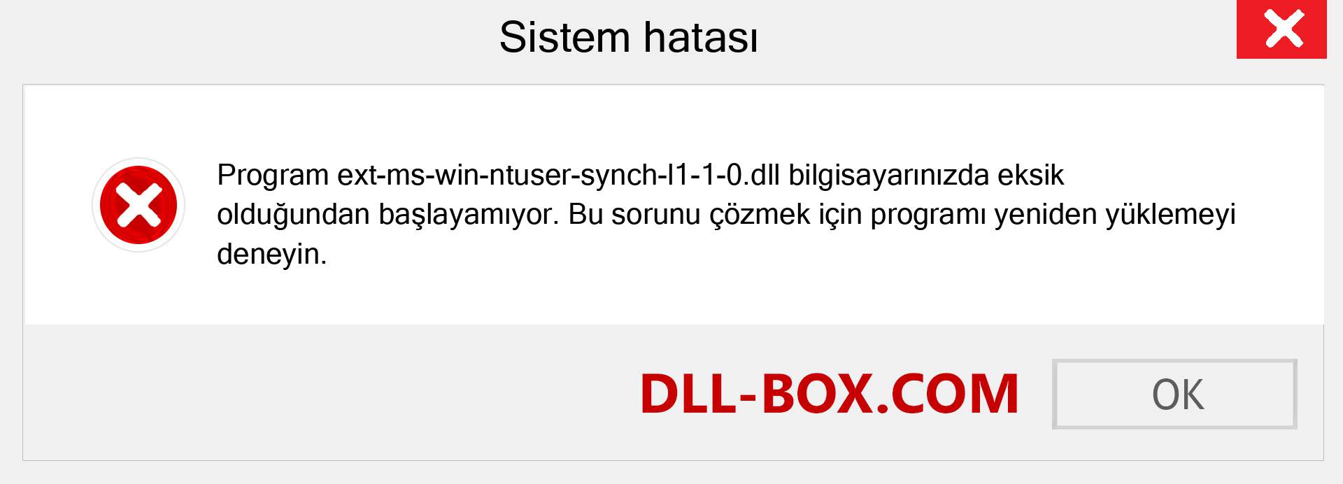 ext-ms-win-ntuser-synch-l1-1-0.dll dosyası eksik mi? Windows 7, 8, 10 için İndirin - Windows'ta ext-ms-win-ntuser-synch-l1-1-0 dll Eksik Hatasını Düzeltin, fotoğraflar, resimler